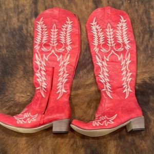 Red Cowboy Boots